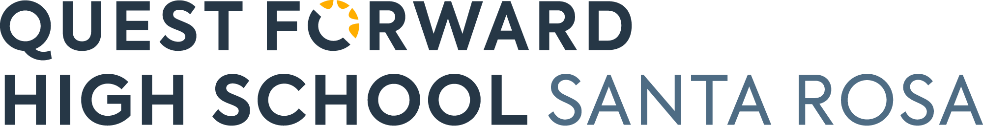 Quest Forward High School Santa Rosa Logo