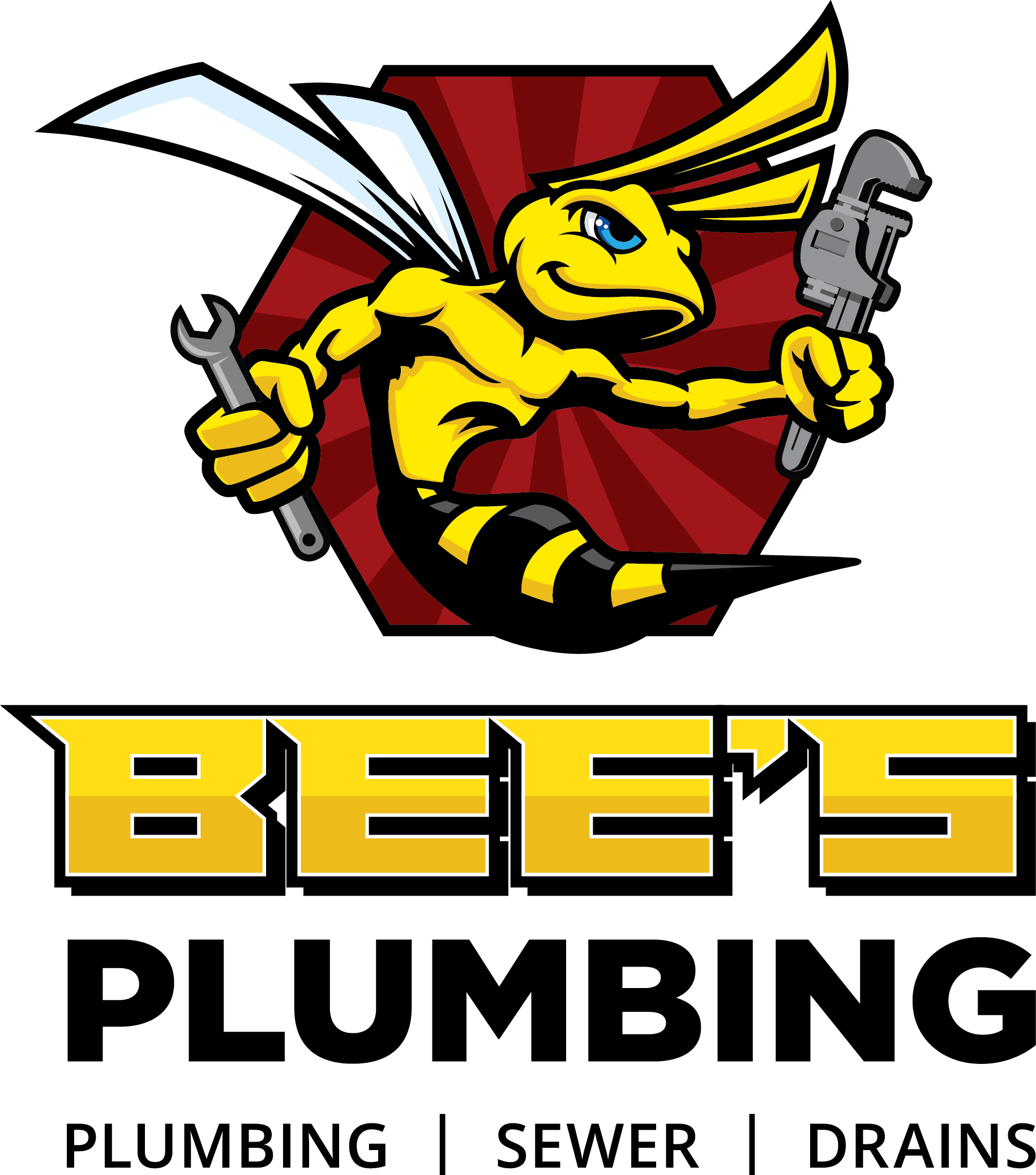 Bee's Plumbing and Heating Logo